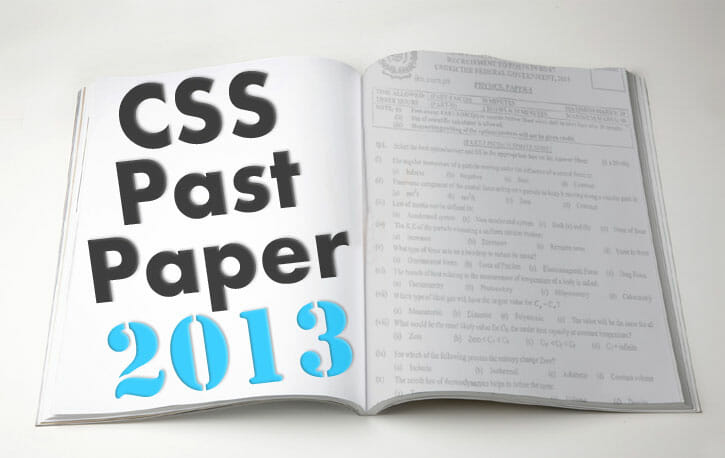 css past papers 2013