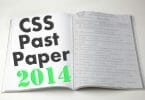 css past papers 2014