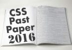 CSS Past Papers