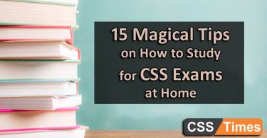 How to Study for CSS Exams at Home