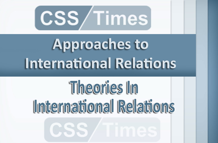 Approaches to International Relations: Theories In IR