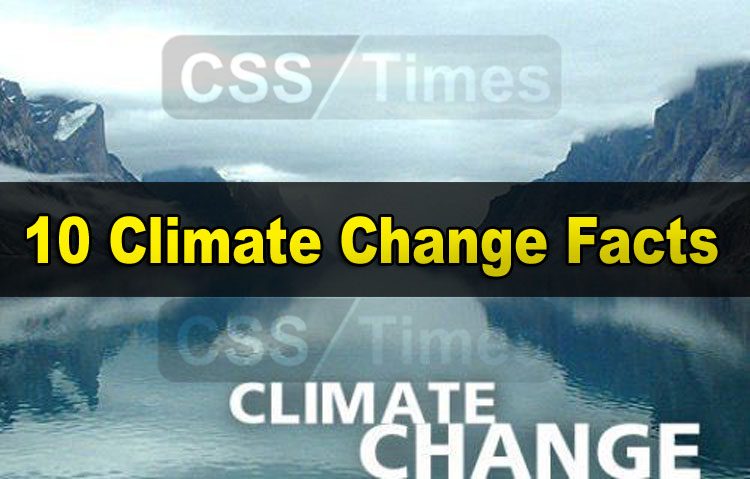 Climate Change Facts, CSS Notes in PDF