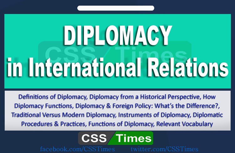 Diplomacy in International Relations