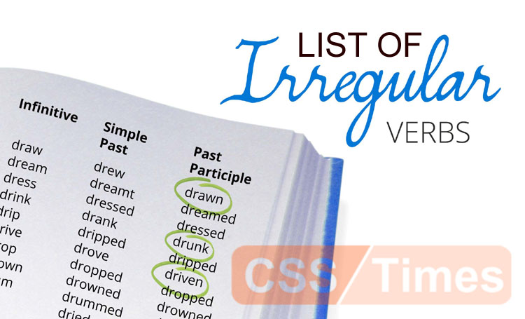 List of Irregular Verbs (Common) | English Grammar and Composition