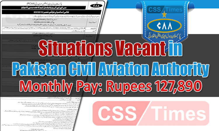 Situations Vacant in Pakistan Civil Aviation Authority