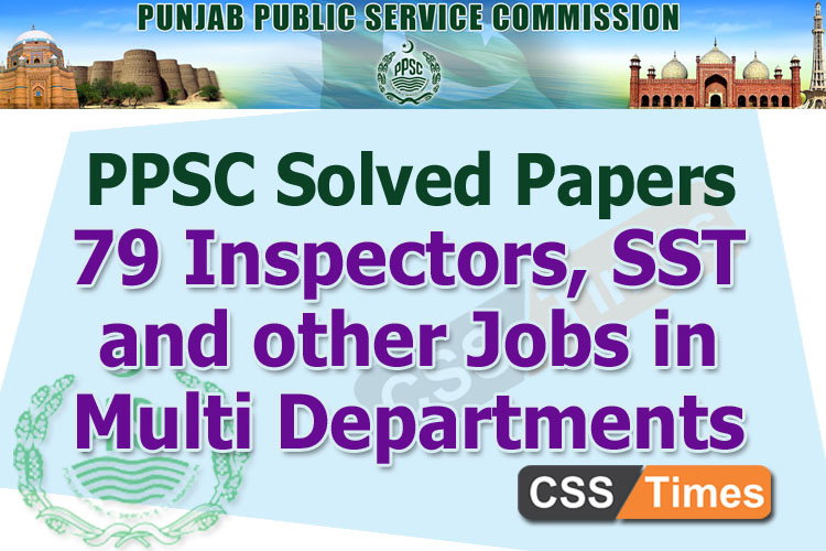 79 Inspectors, SST and other Jobs in Multi Departments