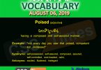 Daily Dawn Vocabulary with Urdu Meaning 6 August 2019 | English Grammar