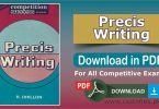 Download Precis Writing book by R. Dhillon