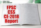 FPSC CSS 2018 Examiner Report