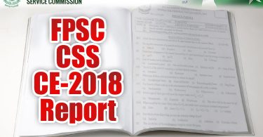 FPSC CSS 2018 Examiner Report