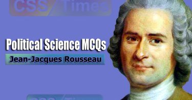 Political Science MCQs about Jean-Jacques Rousseau