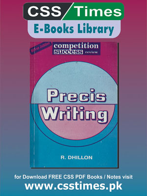 Precis Writing by R. Dhillon PDF Download