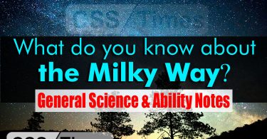 What do you know about the Milky Way