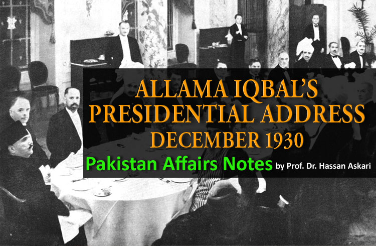 ALLAMA IQBAL’s Presidential Address December 1930