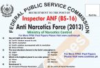 Inspector Anti Narcotics Force ANF BS 16 Paper 2013 Page 1 copy