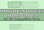 Famous English Characters and Their Creators