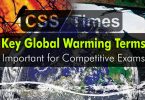Key Global Warming Terms, Important for Competitive Exams