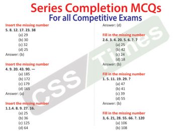 Series Completion for math copy