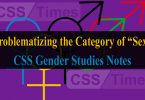 Problematizing the Category of “Sex” Queer Theory | CSS Gender Studies Notes