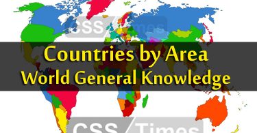 Countries by Area World General Knowledge
