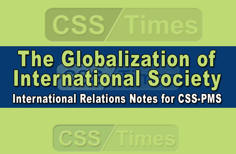 The Globalization of International Society