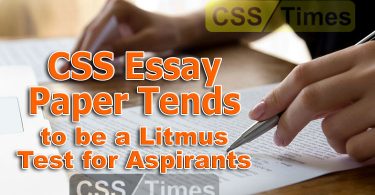 CSS Essay Paper Tips by: Saeed Wazir