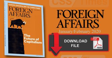 Foreign Affairs (January/February 2020) Volume 99 | Download in PDF