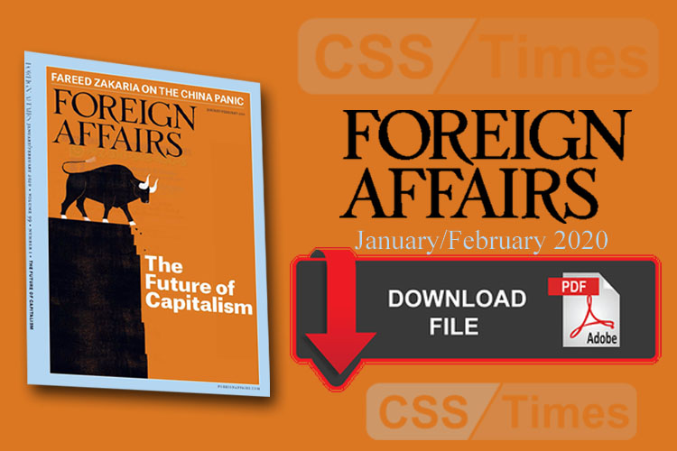 Foreign Affairs (January/February 2020) Volume 99 | Download in PDF