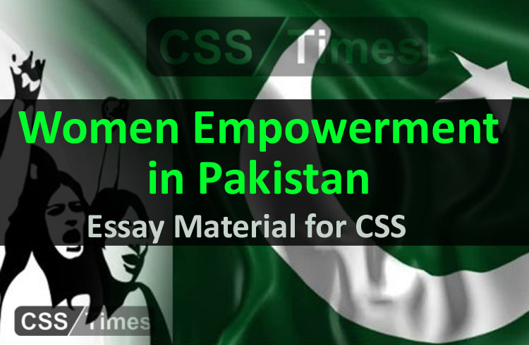 essay on women's empowerment in english in pakistan