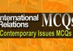 International Relations MCQs | Contemporary Issues