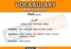 Daily DAWN News Vocabulary with Urdu Meaning (03 May 2020)