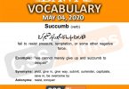 Daily DAWN News Vocabulary with Urdu Meaning (04 May 2020)