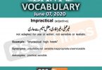 Daily DAWN News Vocabulary with Urdu Meaning (07 June 2020)