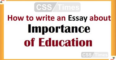 How to write an Essay about the Importance of Education