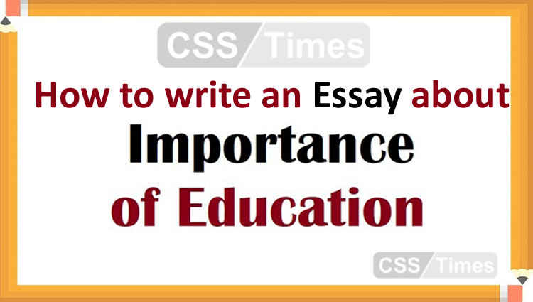 importance of education essay for students