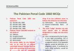 General Law MCQs (The Pakistan Penal Code 1860 MCQs with Answer Keys)