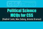 Political Science MCQs
