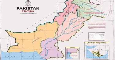 new political map of Pakistan