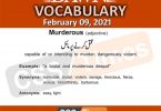 Daily DAWN News Vocabulary with Urdu Meaning (09 February 2021)
