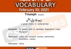 Daily DAWN News Vocabulary with Urdu Meaning (10 February 2021)