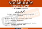 Daily DAWN News Vocabulary with Urdu Meaning (16 February 2021)