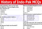 History of Indo-Pak MCQs (History of Subcontinent before Islam)