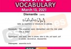 Daily DAWN News Vocabulary with Urdu Meaning (13 March 2021)