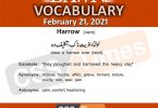 Daily DAWN News Vocabulary with Urdu Meaning (20 February 2021)