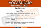 Daily DAWN News Vocabulary with Urdu Meaning (23 February 2021)