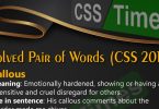 CSS 2018 Pair of Words (Solved CSS 2018 Paper)