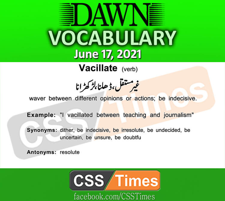 Dawn Vocabulary for CSS