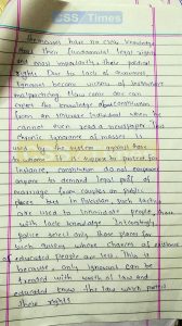 Democracy and Illiteracy Cannot go Together