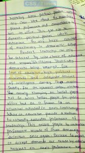 Democracy and Illiteracy Cannot go Together