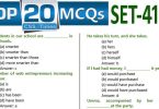 Daily Top-20 MCQs for CSS Screening Test, PMS, PCS, FPSC (Set-41)